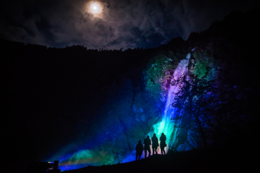 Nachtwanderung zum Partschinser Wasserfall